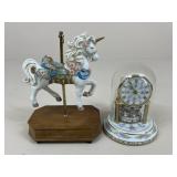 Carnival Horse Clock & Musical Figure