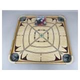 Carrom Game Board w/ Pieces