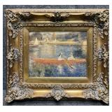 "The Skiff" Print on Canvas by Renoir