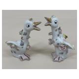Pair Of Porcelain Ducks
