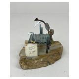 Jhon DeMott Copper & Marble Sculpture