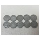 Liberty V Nickels / 10 pc
