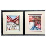 2/PC "Por la Tarde" Prints by Amado M. Pena Jr.