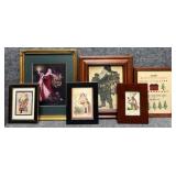 6/PC Christmas Santa Wall Decor
