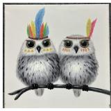 "Owls" Enhanced Print on Canvas