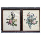 2/PC Vintage Botanical Lithograph