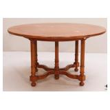 Round Dining Table w/ Leaf