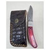 Custom Pocket Knife w/ Sheath
