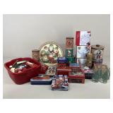 Christmas Assortment / Tins, Bowls, Decor +