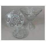 Punch Bowl, Luncheon Set & Serving Trays - 31pc
