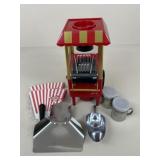 Mini Popcorn Machine w/ accessories