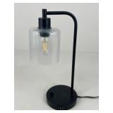 Desk Lamp w/ Glass Shade