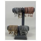 Metal Bracelets w/ Charms / 39 pc