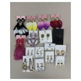 Costume Earrings / 16 pair