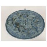 Plaster Cherub Wall Relief