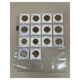 2000 - 2016 Presidential Coins / 14 pc