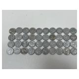 Pre 1964 Jefferson Nickels / 40 pc