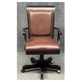 Bombay Rolling Wood Office Chair