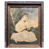 "Age of Innocence" Vintage Litho by Reynolds