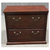 Wood File Cabinet w / Keys