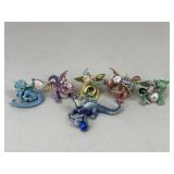Franklin Mint "Mood Dragons" Sculptures / 6 pc