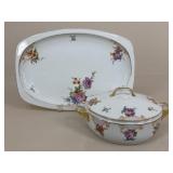Vintage Epiag Czechoslovakia Serving Set|2 pc