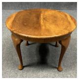 Round Wood End Table