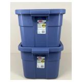 Rubbermaid Roughneck Storage Totes / 2 pc