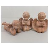 Terracotta Cherub Figures|3 pc