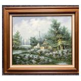 Original Painting on Canvas Signed L.Swan