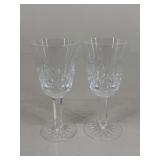 Pair Of Waterford "Lismore" Clarets|2 pc