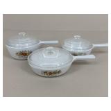 Vintage Corning Ware "Spice Of Life" Cookware|3 pc