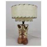 Vintage McCoy Pottery Cowboy Boots Lamp
