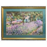 "Garden at Giverny" Print by Claude Monet