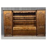 Large Henredon Villandry King Bed Wall Unit