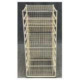Elfa 5 Drawer Storage Tower