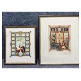 2/PC Arthur Szyk USSR Signed Lithograph