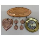 Copper/Copper-Plated/Brass Wall Hanging Decor|7pc