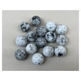 Vintage Magnesium Marbles / 15 pc