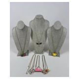 Betsey Johnson Necklaces / 6 pc