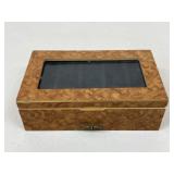 Small Jewelry Box w/ Glass Top