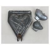 Vintage Metal & Pewter Molds|3 pc