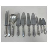 Serving Utensils w/ Sterling Silver Handles
