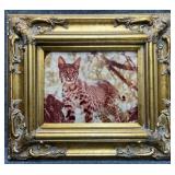 Wildlife Photography Print in Ornate Gold Frame
