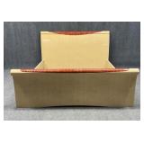 Lacquered King Sleigh Bed