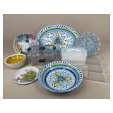 Kitchen Assortment/ Plates, Trays, Bowls+