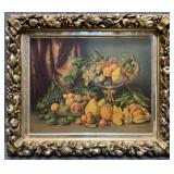 G. Falchetti Vintage Still Life Lithograph
