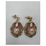 Cameo Style Earrings