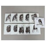 Ceramic Tile Trivets / 11 pc