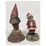 Vintage Tom Clark Resin Gnome Figures|2 pc